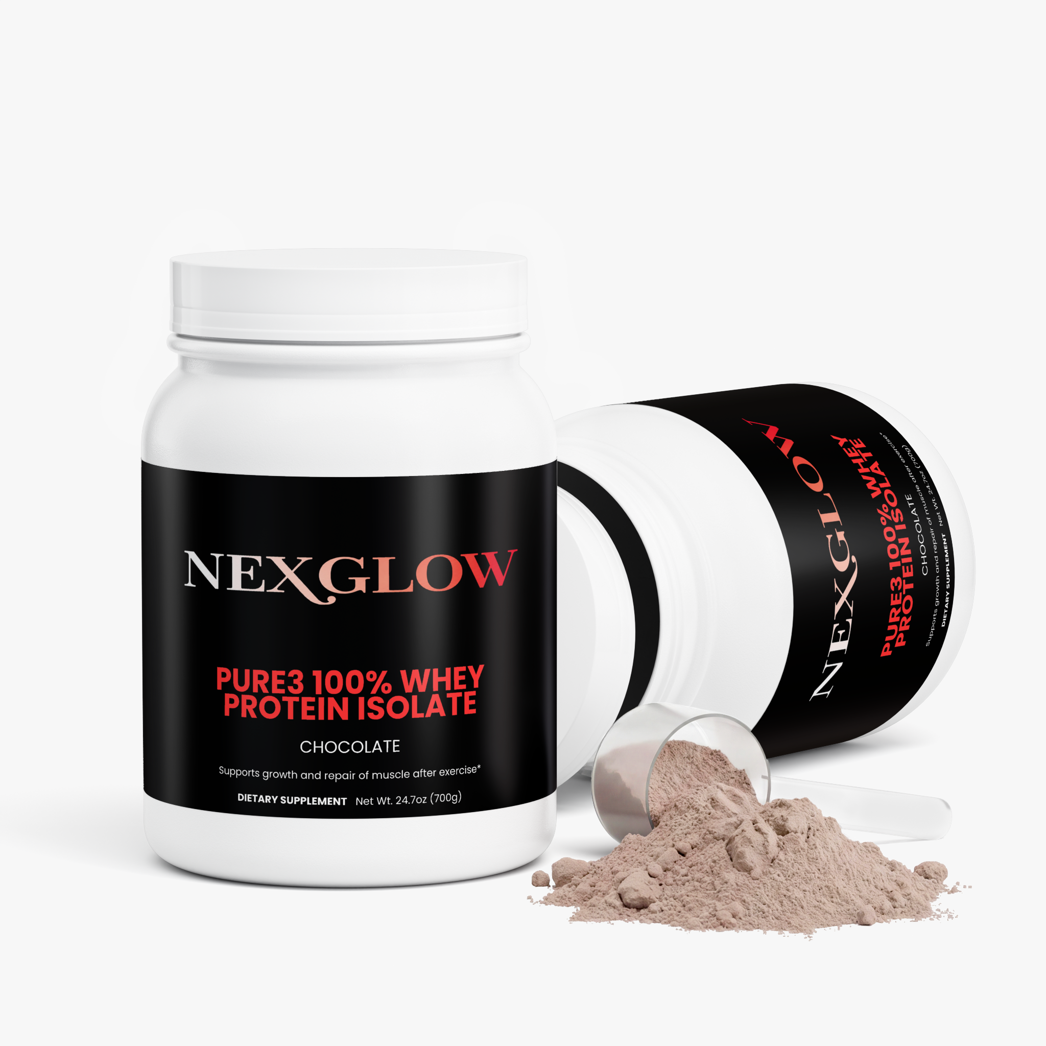 Pure3 100% Whey Protein Isolate (Chocolate)