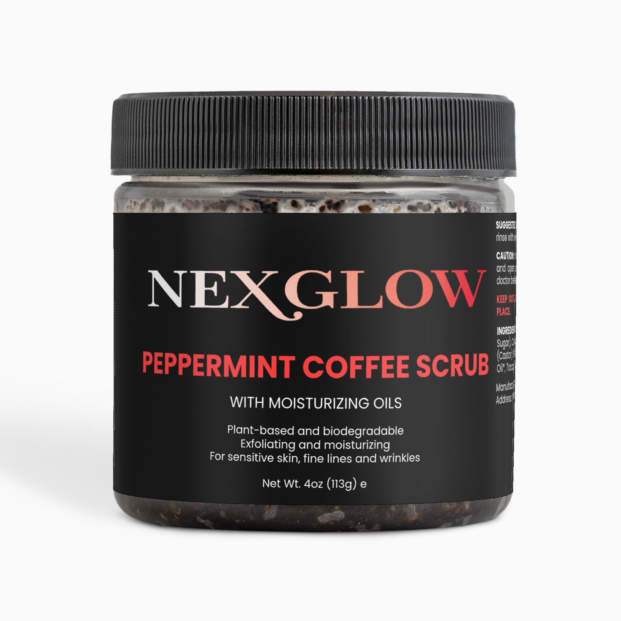 Peppermint Coffee Scrub