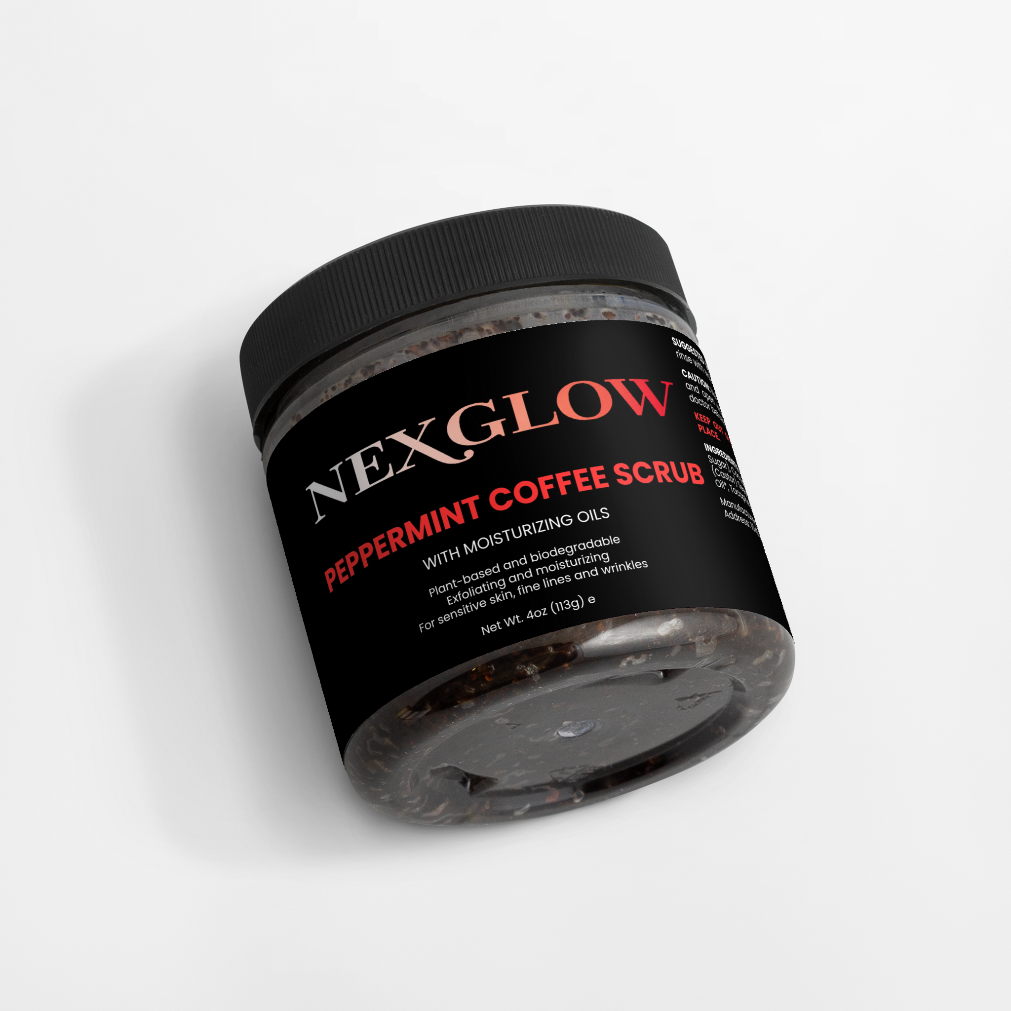 Peppermint Coffee Scrub